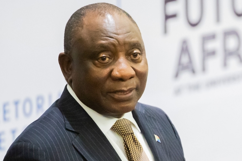 Le président sud-africain Cyril Ramaphosa.