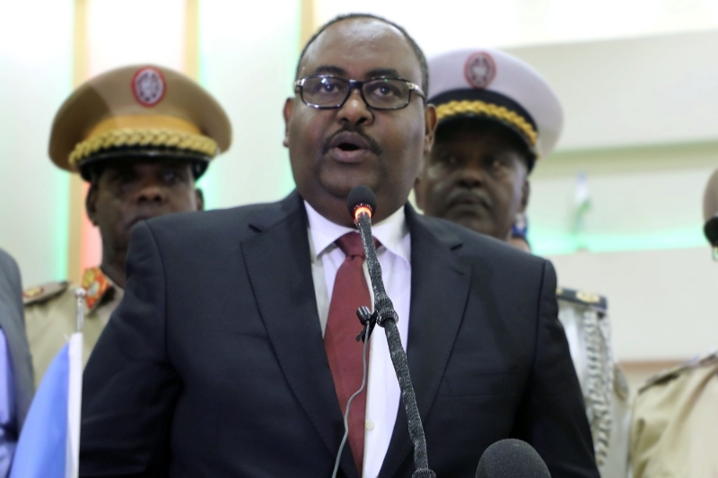 Le président de l'Etat fédéré du Puntland, Said Abdullahi Deni.