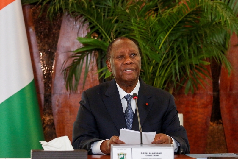 Le président ivoirien Alassane Ouattara.