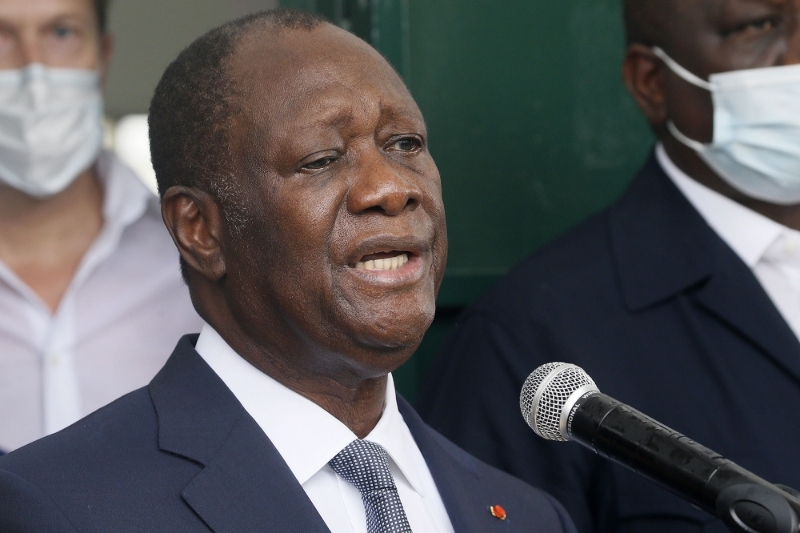 Le président ivoirien Alassane Ouattara.