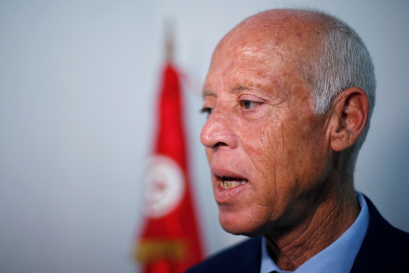 Le président tunisien Kaïs Saïed.