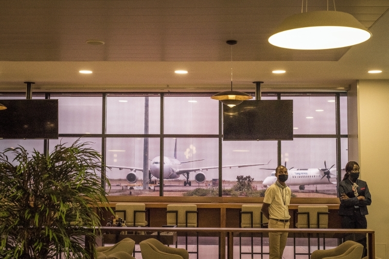 L'aéroport kinois de N'Djili (RDC).