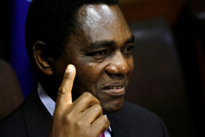 Le nouveau président de la Zambie Hakainde Hichilema