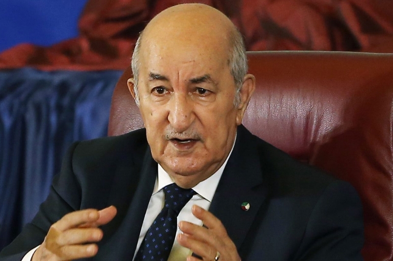 Le président algérien Abdelmadjid Tebboune.