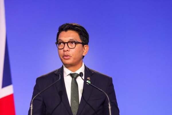 Le président malgache Andry Rajoelina.