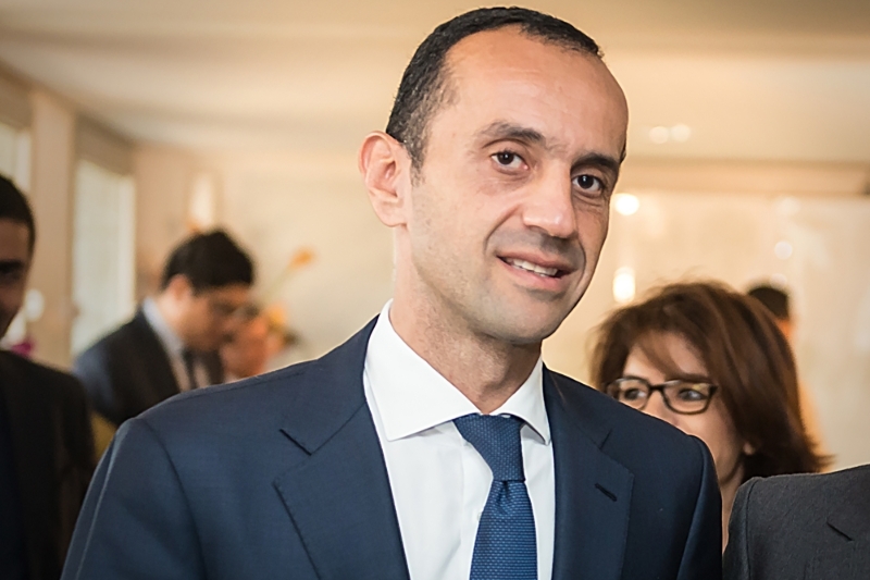 L'avocat Hicham Naciri à la bourse de Casablanca, le 25 novembre 2015.