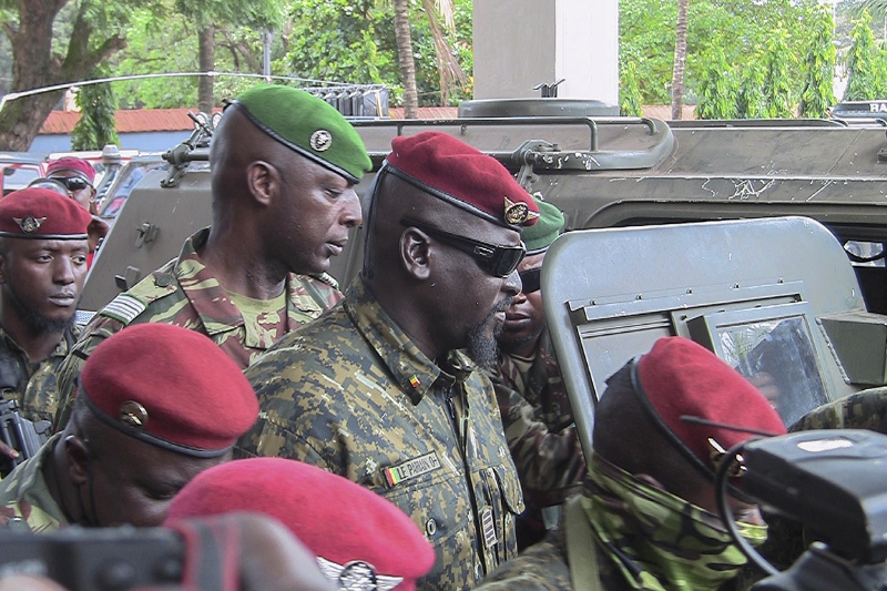 Le président Mamady Doumbouya.