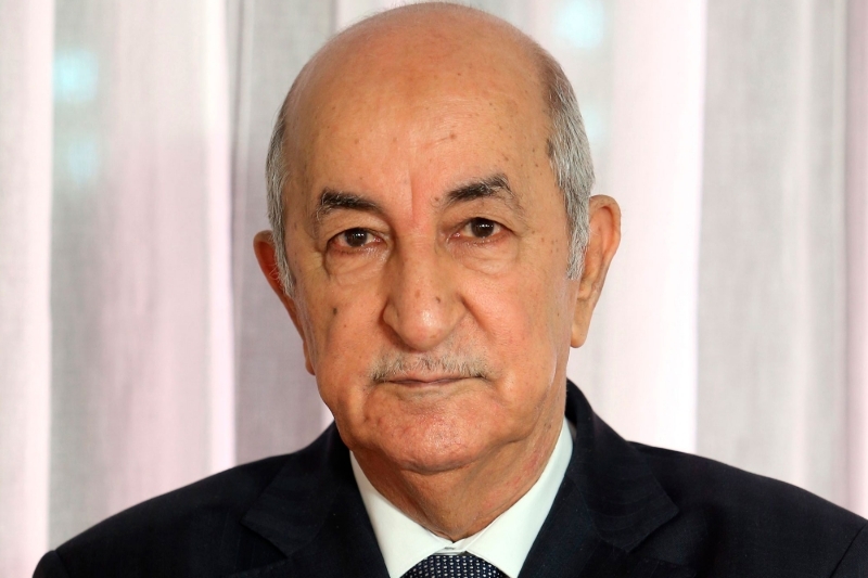 Le président algérien Abdelmadjid Tebboune.