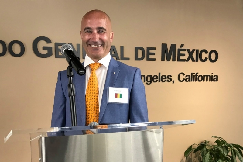 Jordan Garcia, consul honoraire de la République de Guinée pour l'Etat de la Californie.