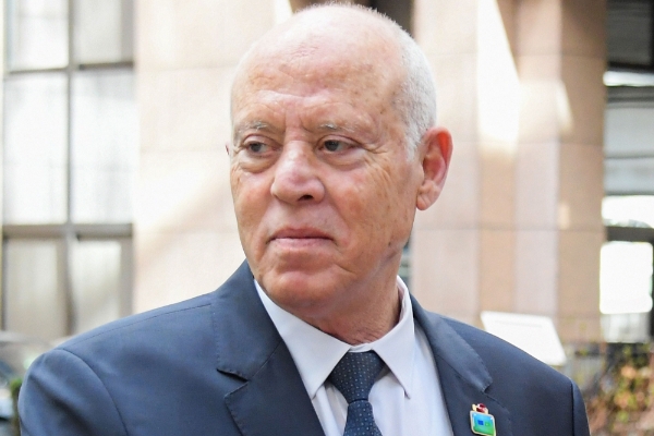 Le président tunisien Kaïs Saïed.