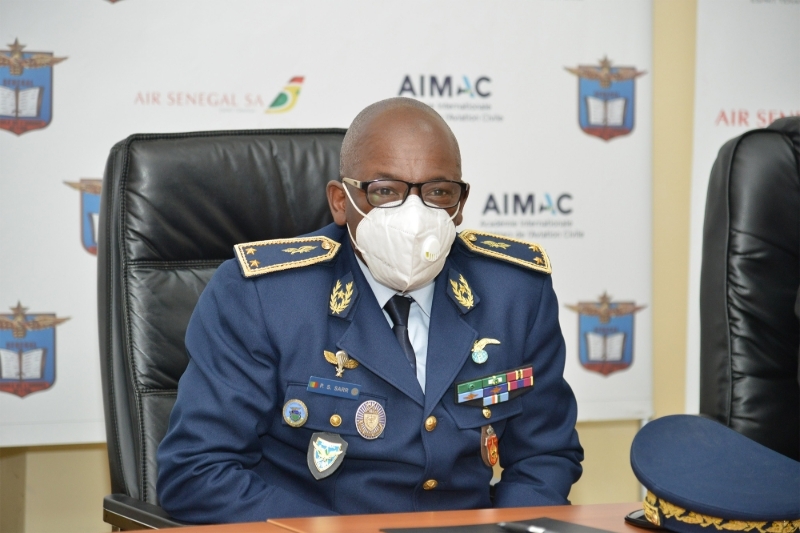 Le général Papa Souleymane Sarr, chef d'état-major de l'armée de l'air.