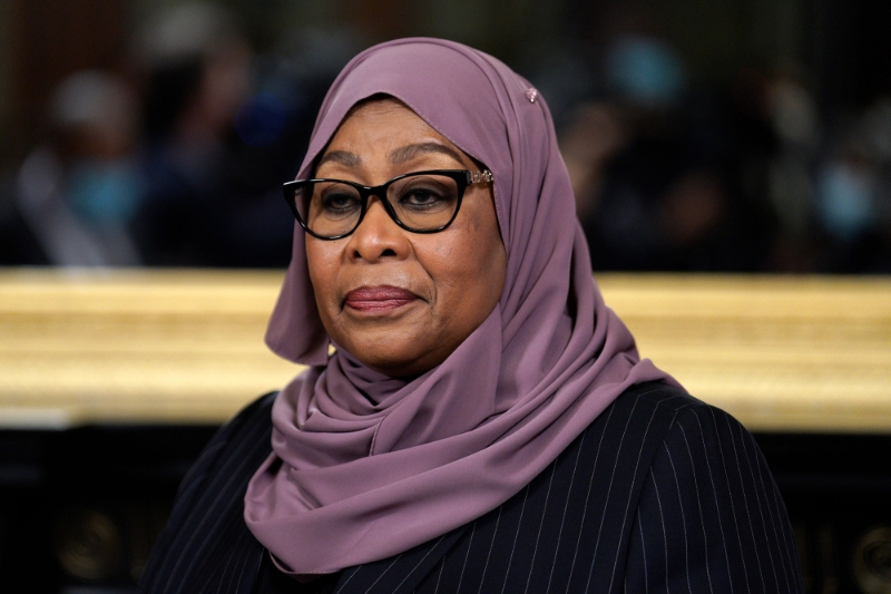 La présidente tanzanienne Samia Suluhu Hassan.