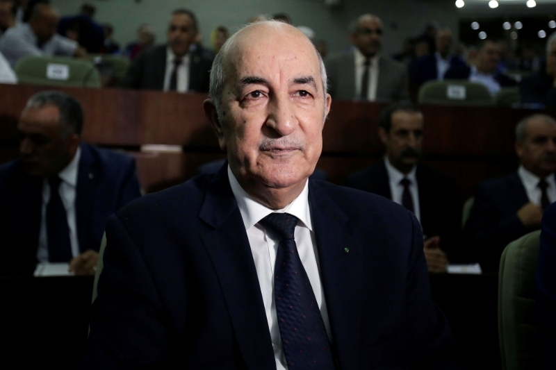 Le président algérien Abdelmadjid Tebboune.