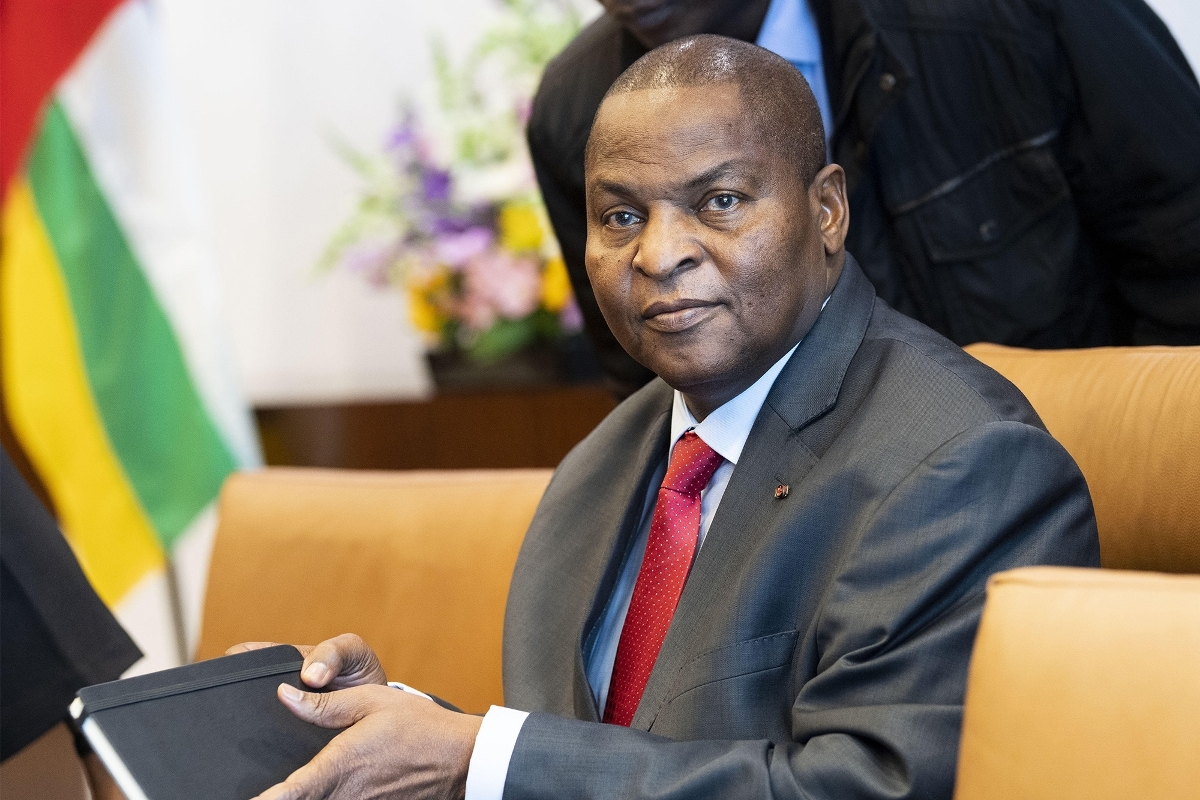 Le président centrafricain Faustin-Archange Touadéra.