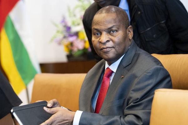 Le président centrafricain Faustin-Archange Touadéra.