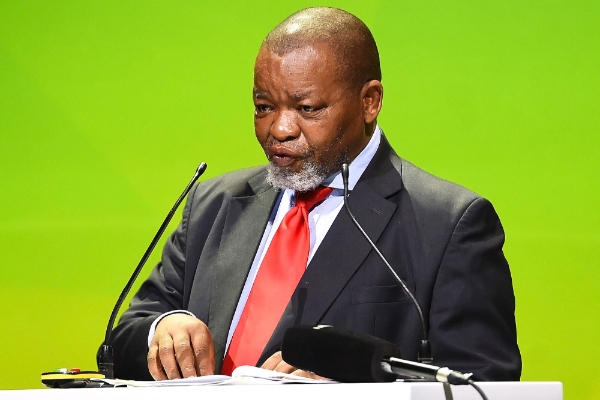 Le ministre sud-africain de l'énergie Gwede Mantashe, ici lors de la conférence Investing in African Mining Indaba, en mai 2022.