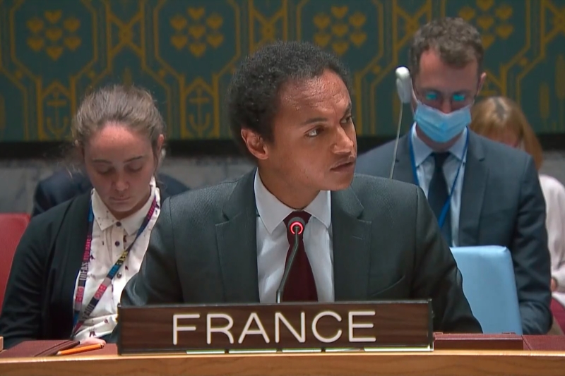 Wadid Benaabou, coordinateur politique adjoint du Conseil de sécurité des Nations unies à New York, le 20 avril 2022.