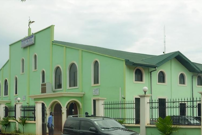 Chapelle de la gloire du Christ, dans le quartier de Mvog Ada à Yaoundé.