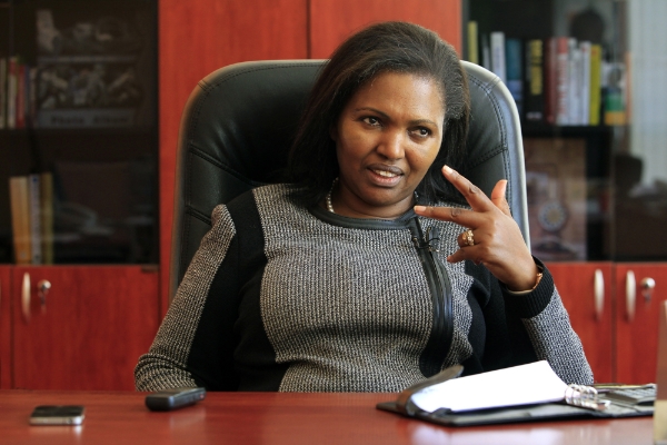 Tabitha Karanja, directrice générale de Keroche Breweries.