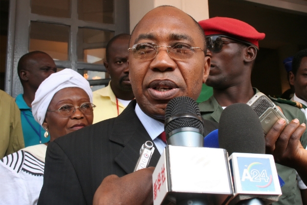 L'ex-ministre Jean-Jacques Demafouth, en 2011 à Bangui.