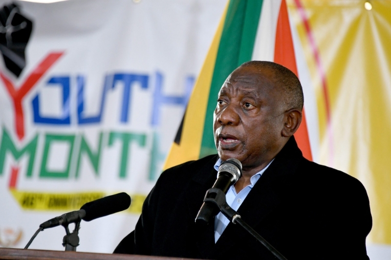 Le président sud-africain Cyril Ramaphosa.