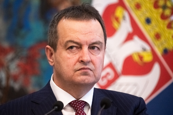 Ivica Dacic, ministre serbe des affaires étrangères, le 26 février 2020.