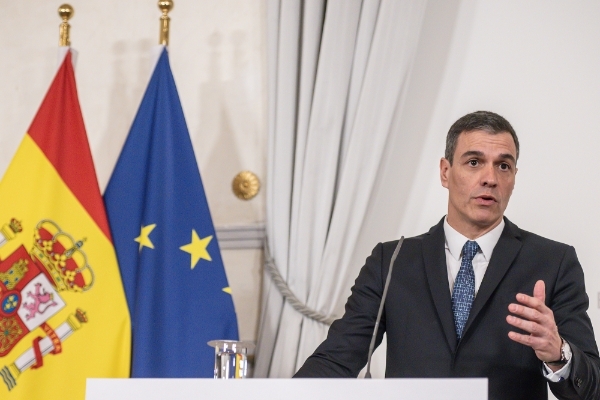 Le premier ministre espagnol, Pedro Sanchez, le 16 février 2023.