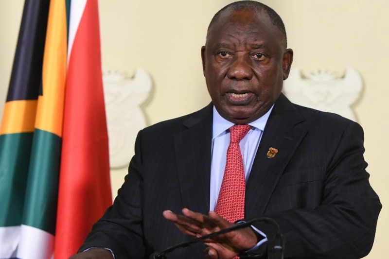 Le président sud-africain Cyril Ramaphosa.