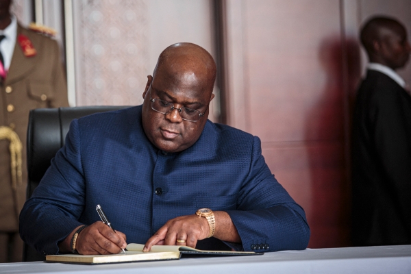 Le président de la République démocratique du Congo, Félix Tshisekedi, le 4 février 2023.