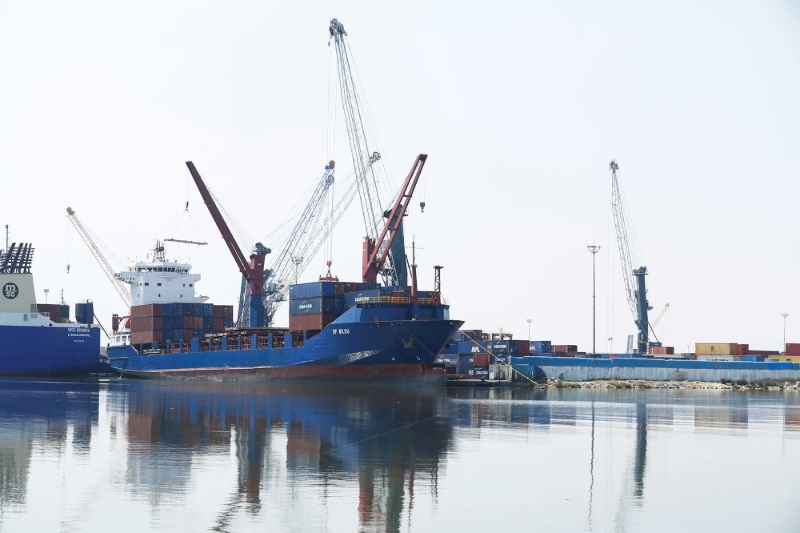 Le port de Radès à Tunis.