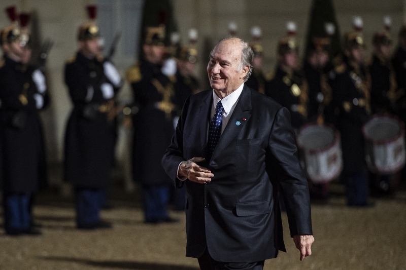 Le prince Karim Al-Hussaini, 4e Aga Khan ou chef des musulmans ismaéliens.