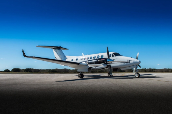 Le Beechcraft King Air 350 acquis par Fathi Bachaga.