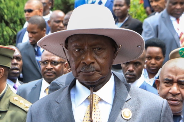 Le président ougandais Yoweri Museveni.