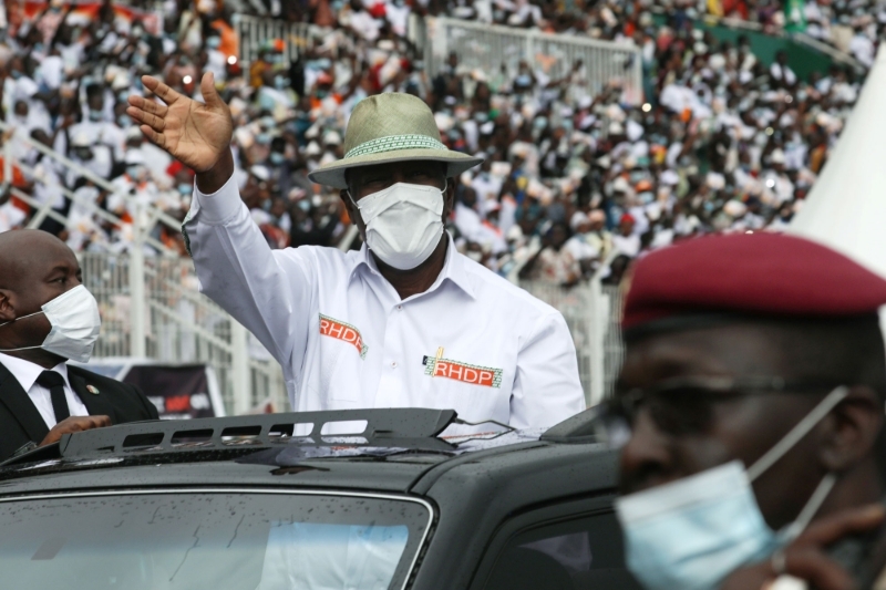 L'investiture d'Alassane Ouattara, le 22 août.