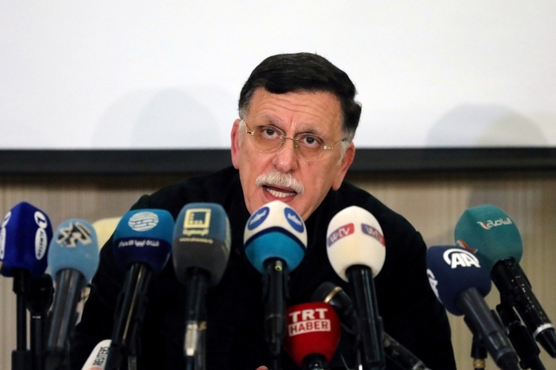 Le chef du Conseil présidentiel libyen Fayez Sarraj.