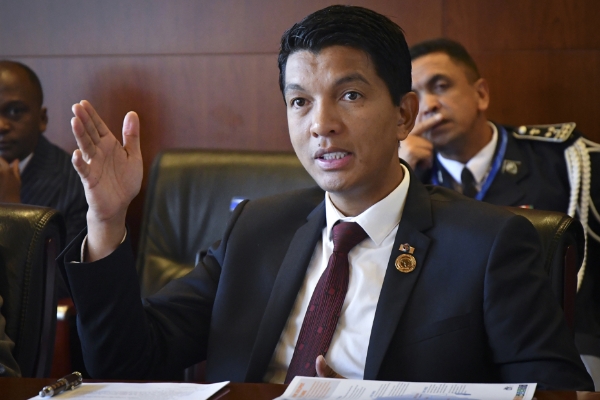 Le président de Madagascar, Andry Rajoelina.