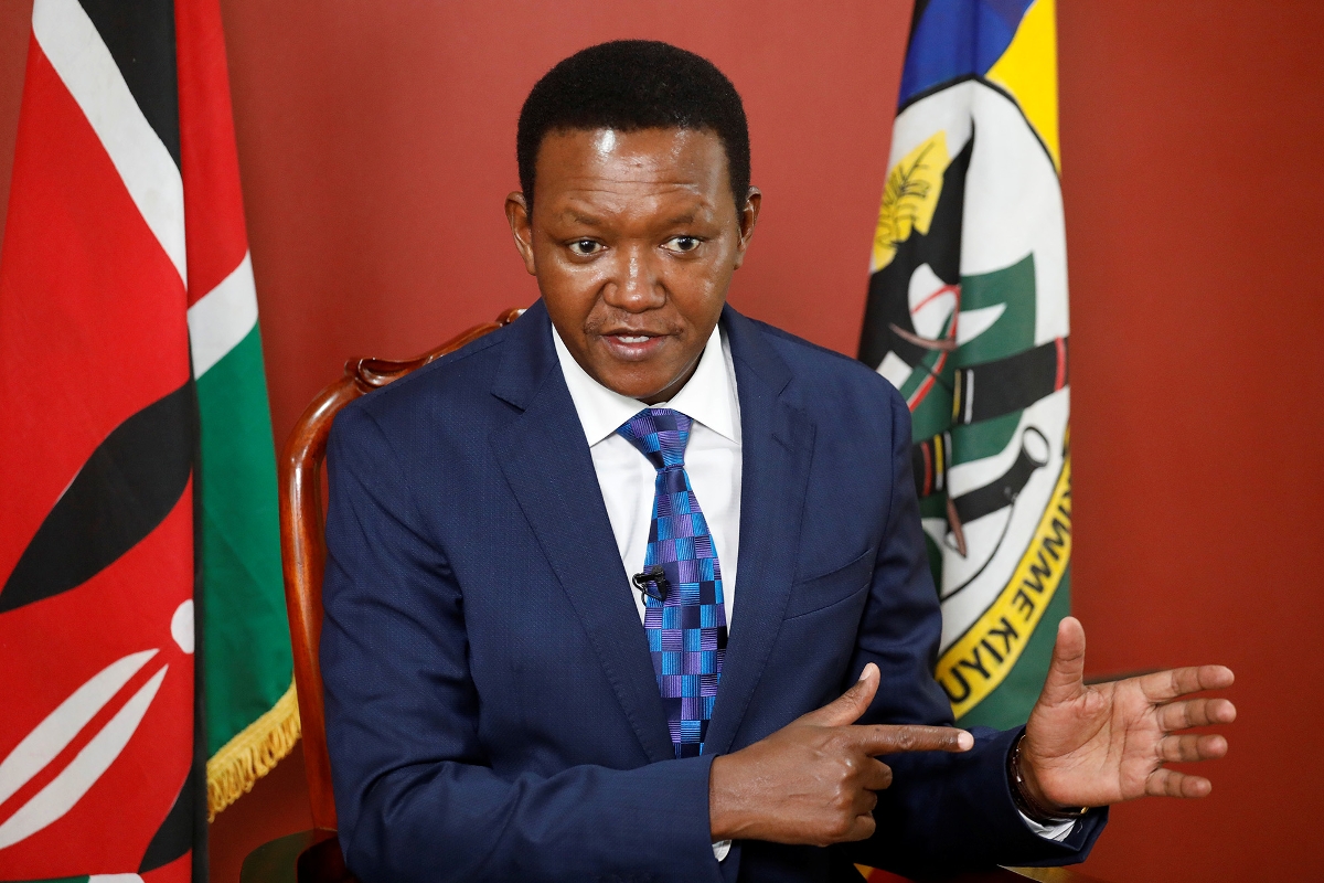 Alfred Mutua, gouverneur du comté de Machakos.