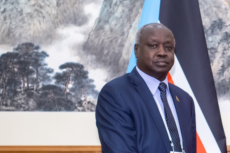 Le ministre des affaires présidentielles sud-soudanais Nhial Deng Nhial.