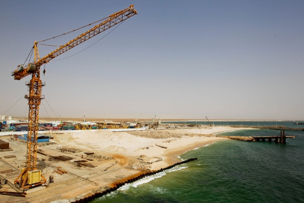 Le Port autonome de Nouakchott.