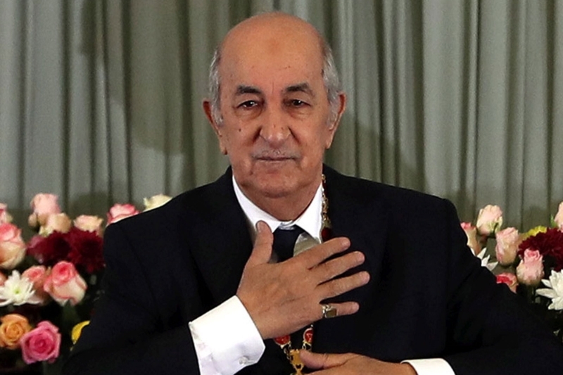 Le président algérien Abdelmadjid Tebboune.