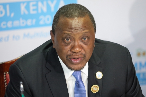 Le président kényan Uhuru Kenyatta.