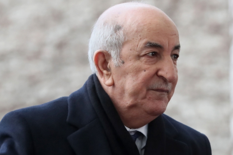 Le président algérien Abdelmadjid Tebboune.