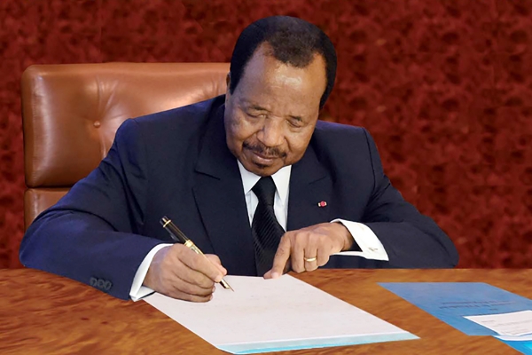 Le président camerounais Paul Biya.