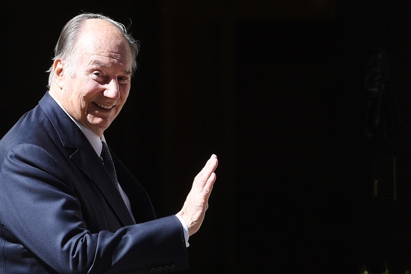 Le prince Shah Karim al-Husaini, plus connu sous le titre d'Aga Khan.