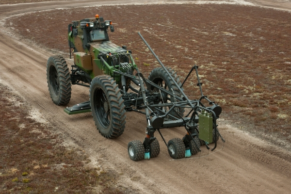 Véhicules détecteur de mines MBDA.