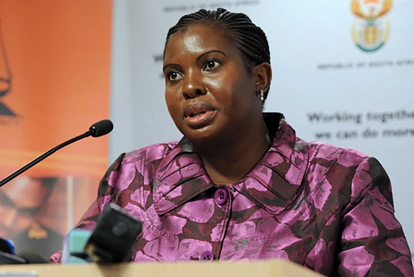 Xolisile Khanyile, directrice du Financial Intelligence Centre d'Afrique du Sud.